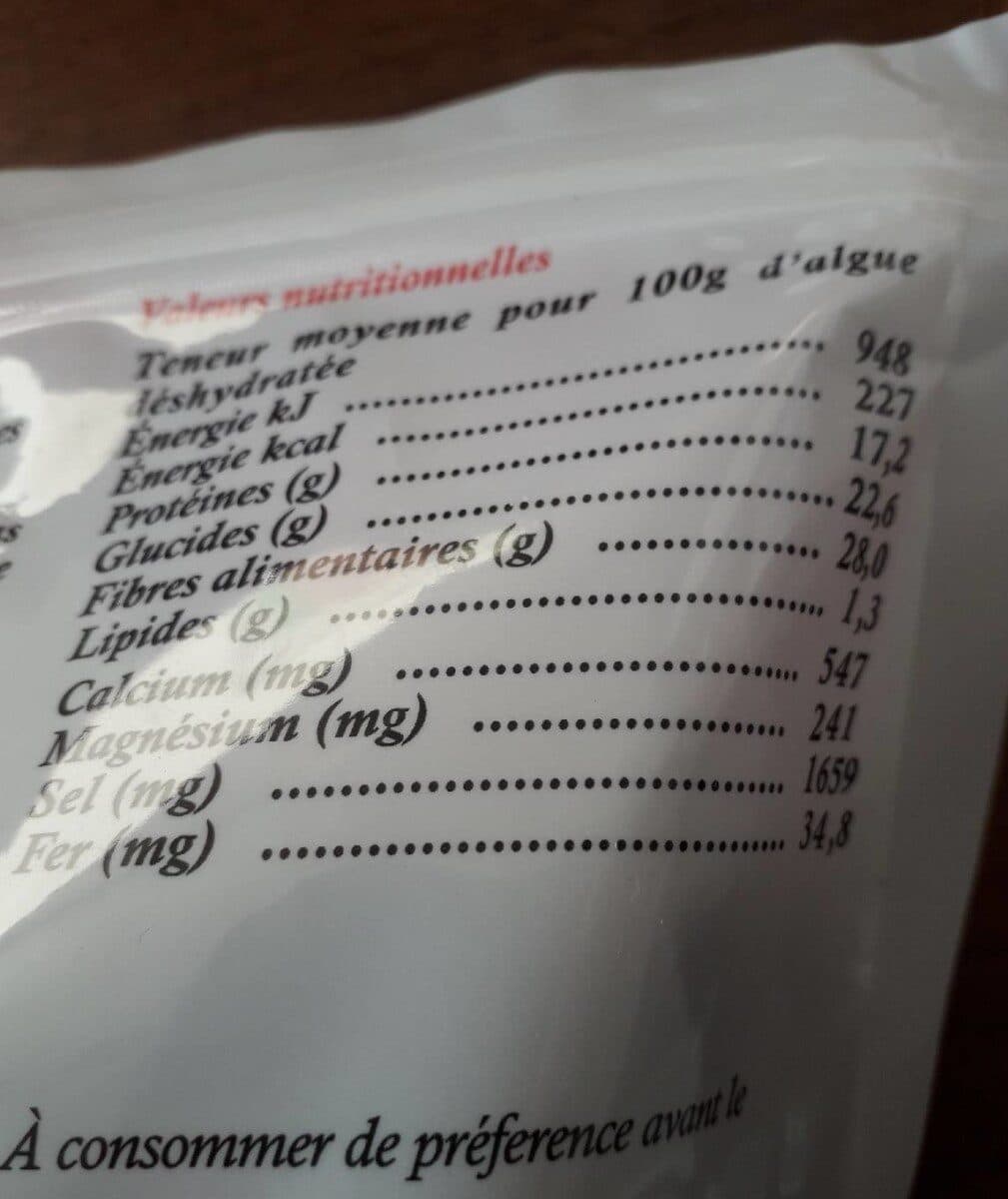 Open Food Facts DULCE biologique packshot