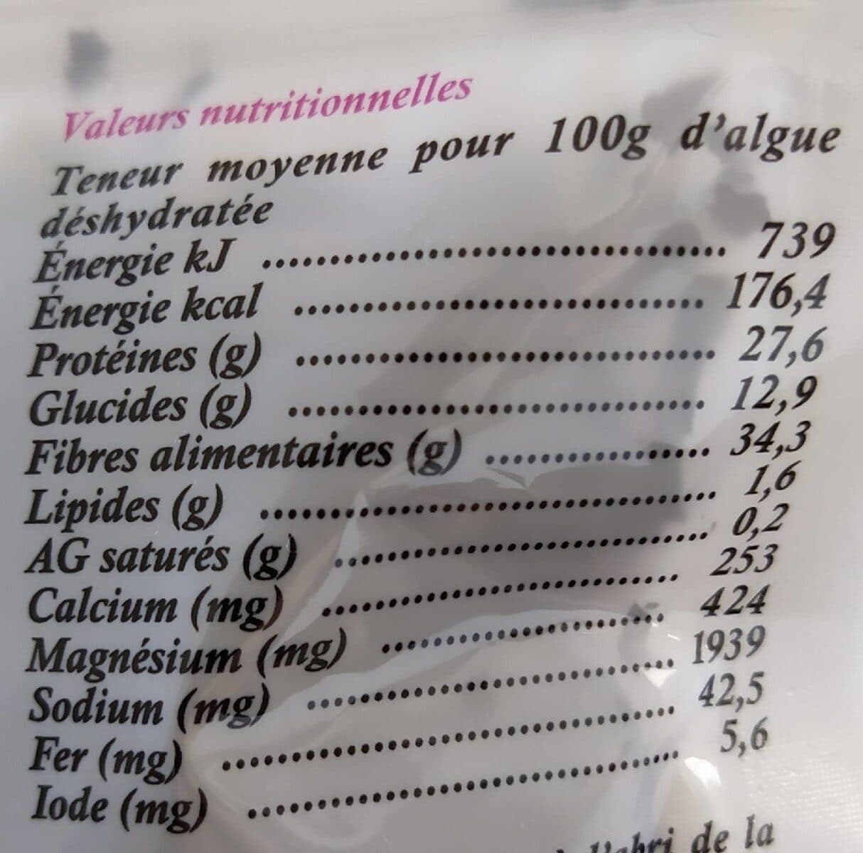 C-weed Aquaculture Nori Biologique Paillettes packshot