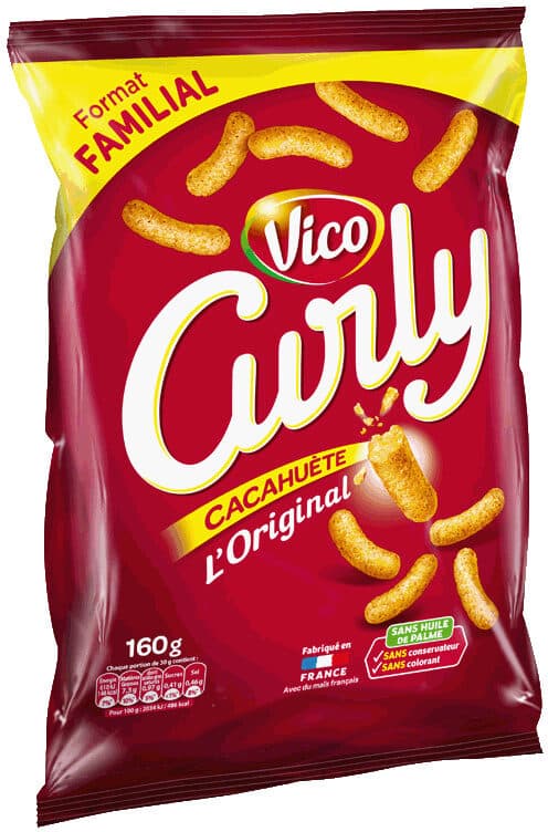 Curly Curly cacahuète l'original packshot
