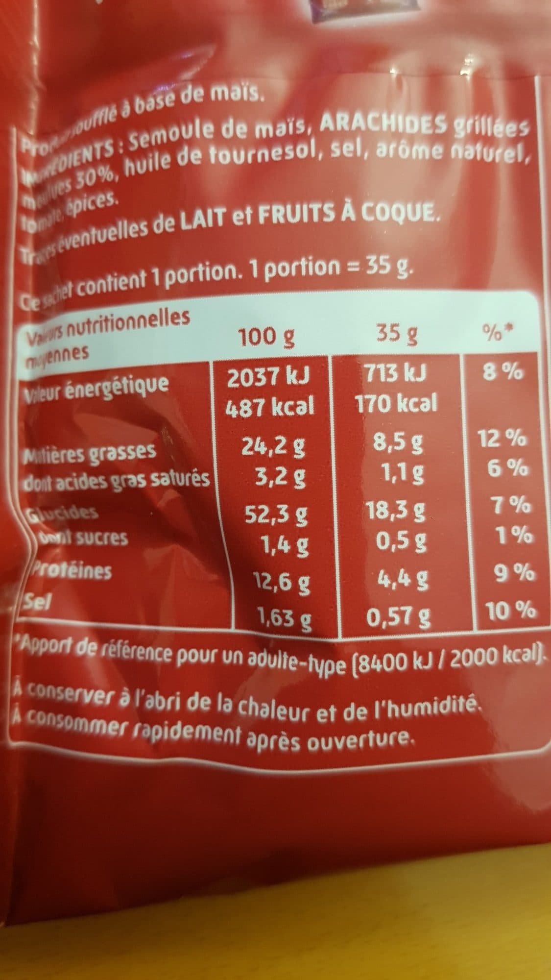 Curly Curly cacahuete packshot