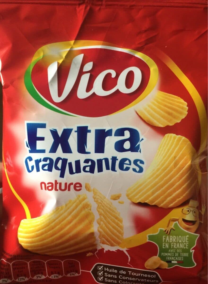 Intersnack Chips extra craquantes nature packshot