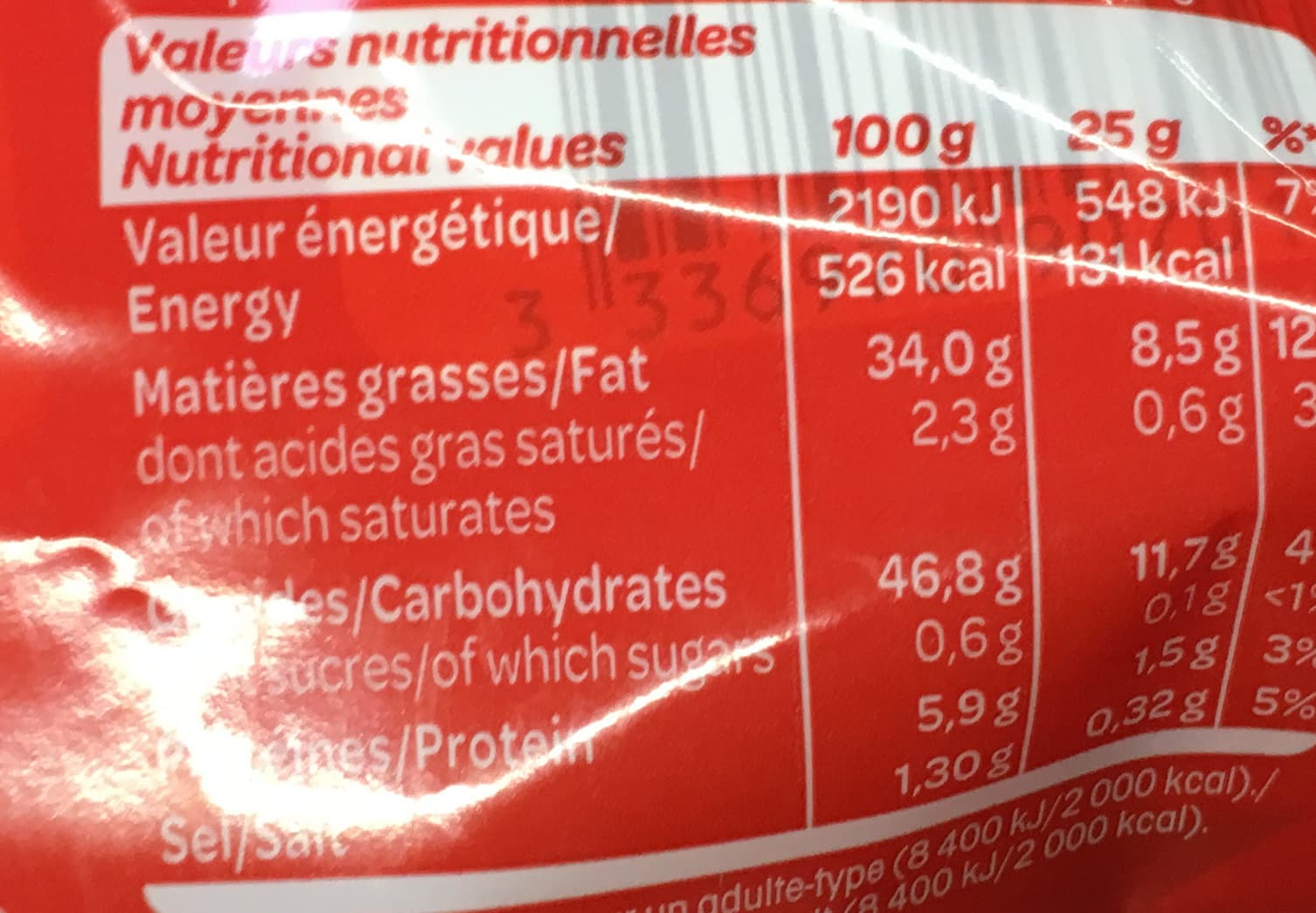 Intersnack Extra Craquantes nature x6 packshot