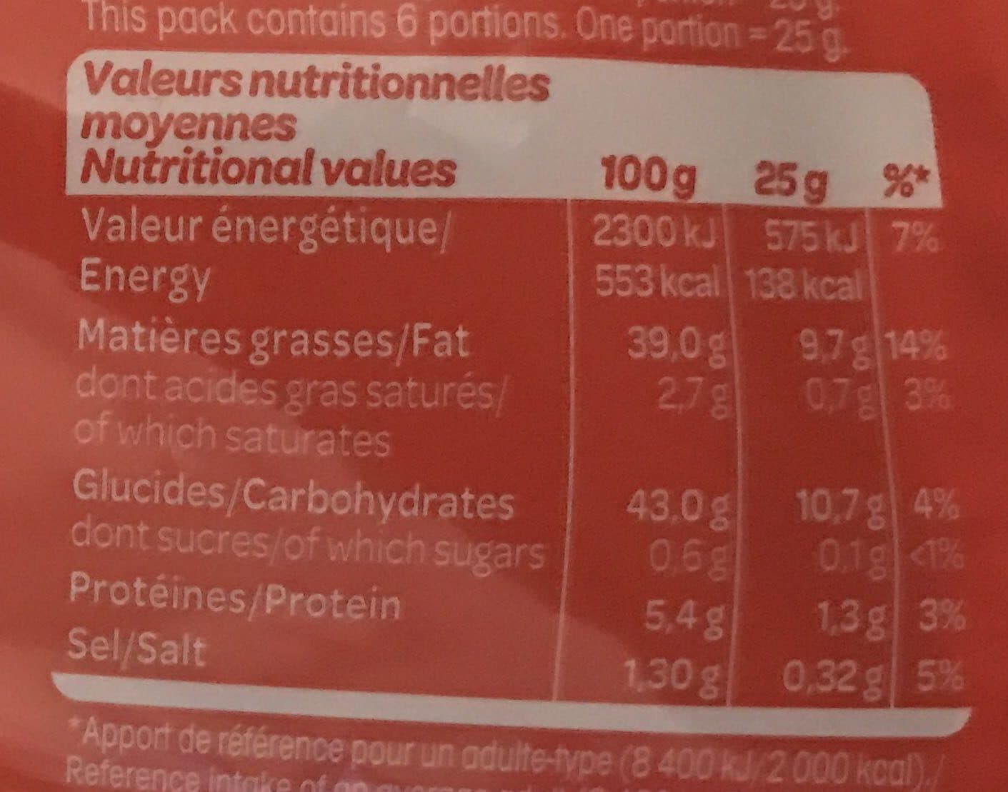 Intersnack Chips à l'ancienne au sel fin packshot