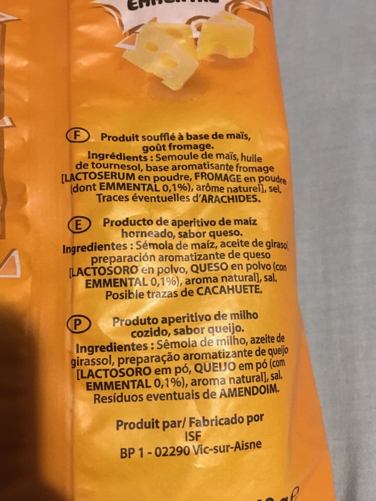Disfruta Croustillants au fromage packshot
