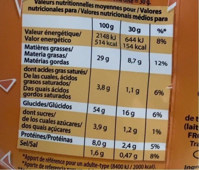 Disfruta Croustillants au fromage packshot