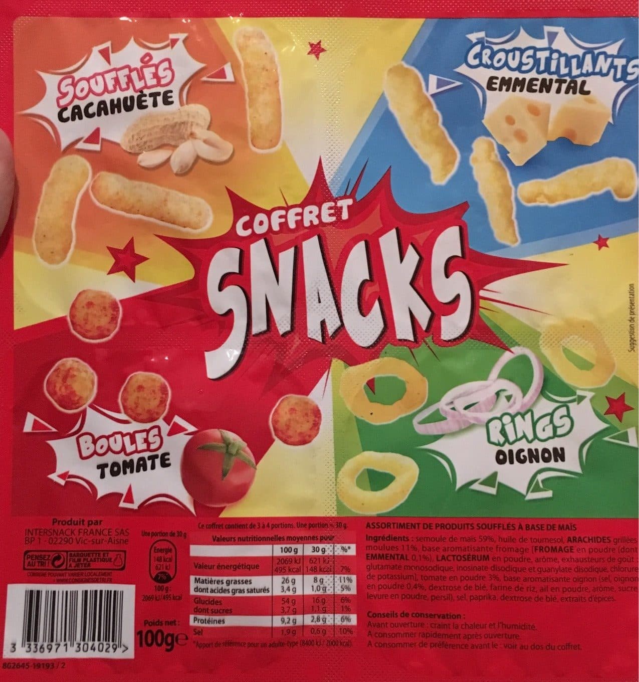 Coffret Snacks Coffret snacks packshot