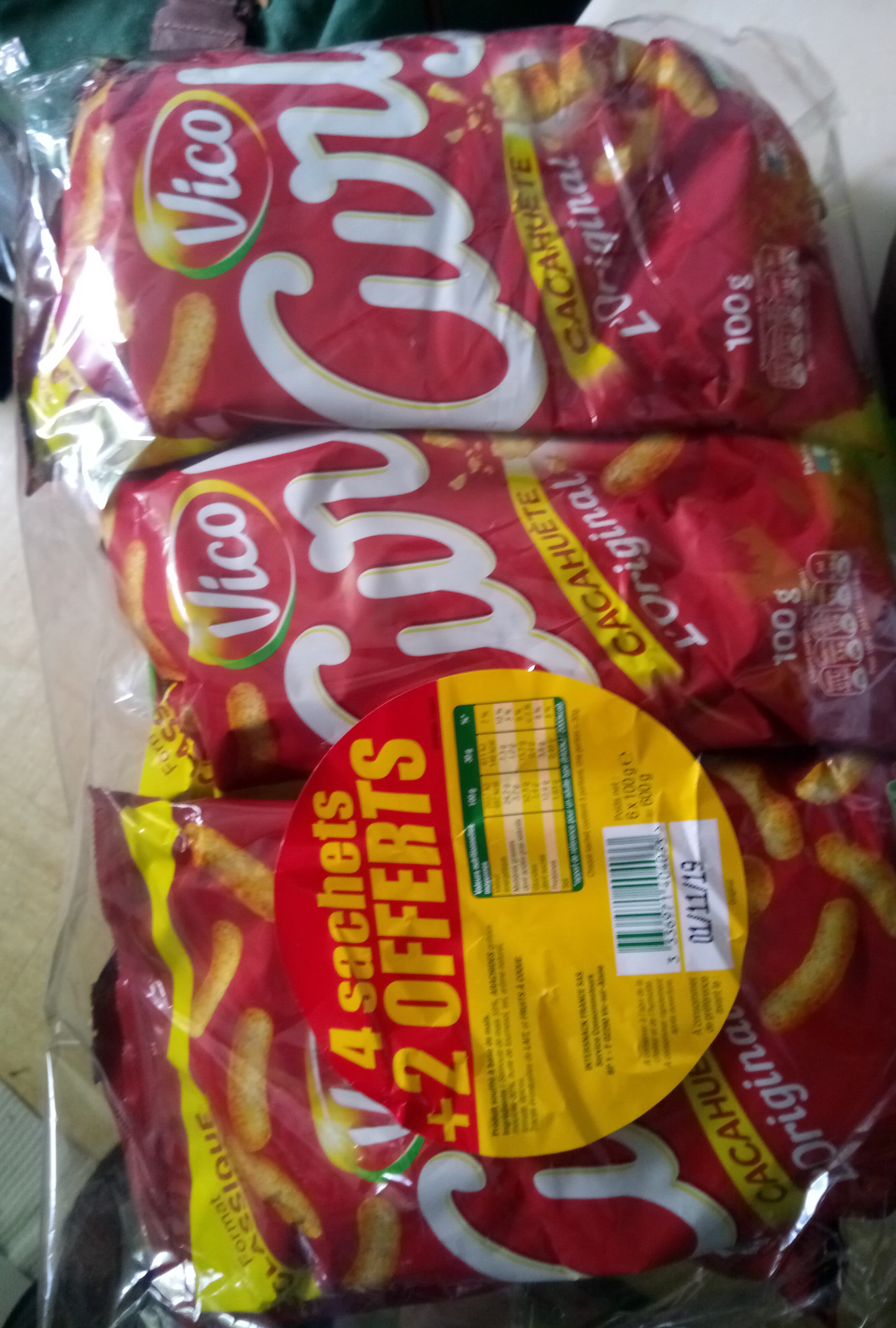 Curly Soufflés l'Original Curly Cacahuète 100g packshot