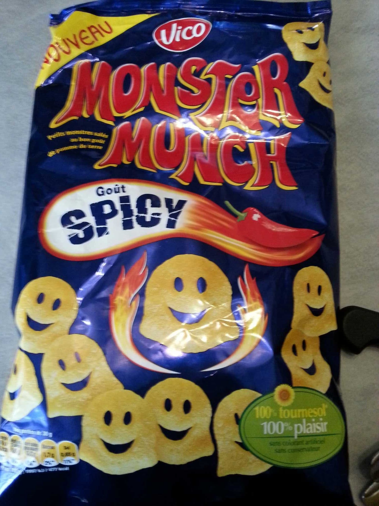 Vico Monster munch goût spicy packshot