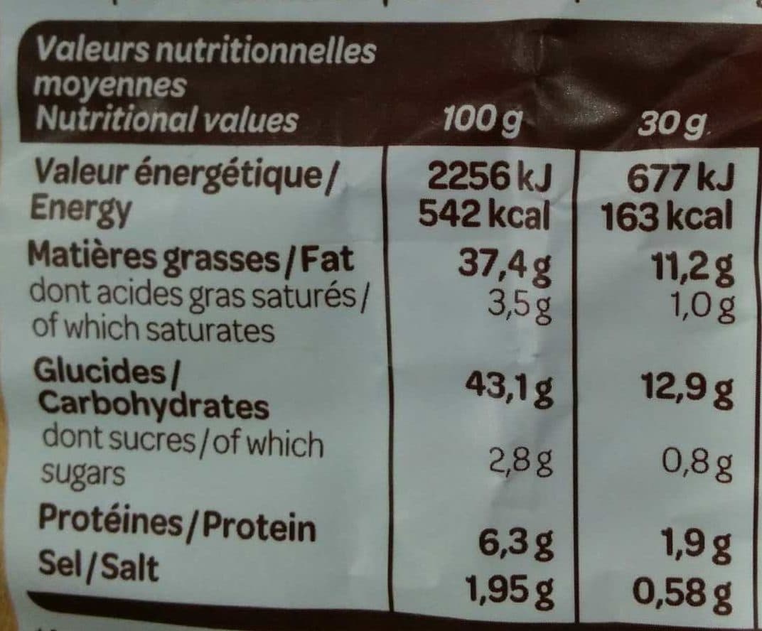 Intersnack La Savoureuse (Format Familial) packshot