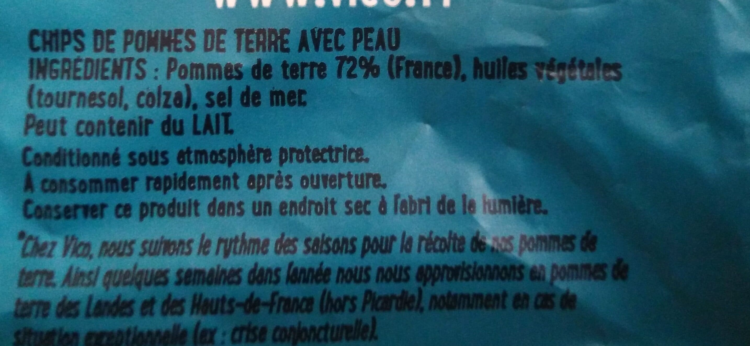 Vico La Vicoise saveur sel de mer packshot