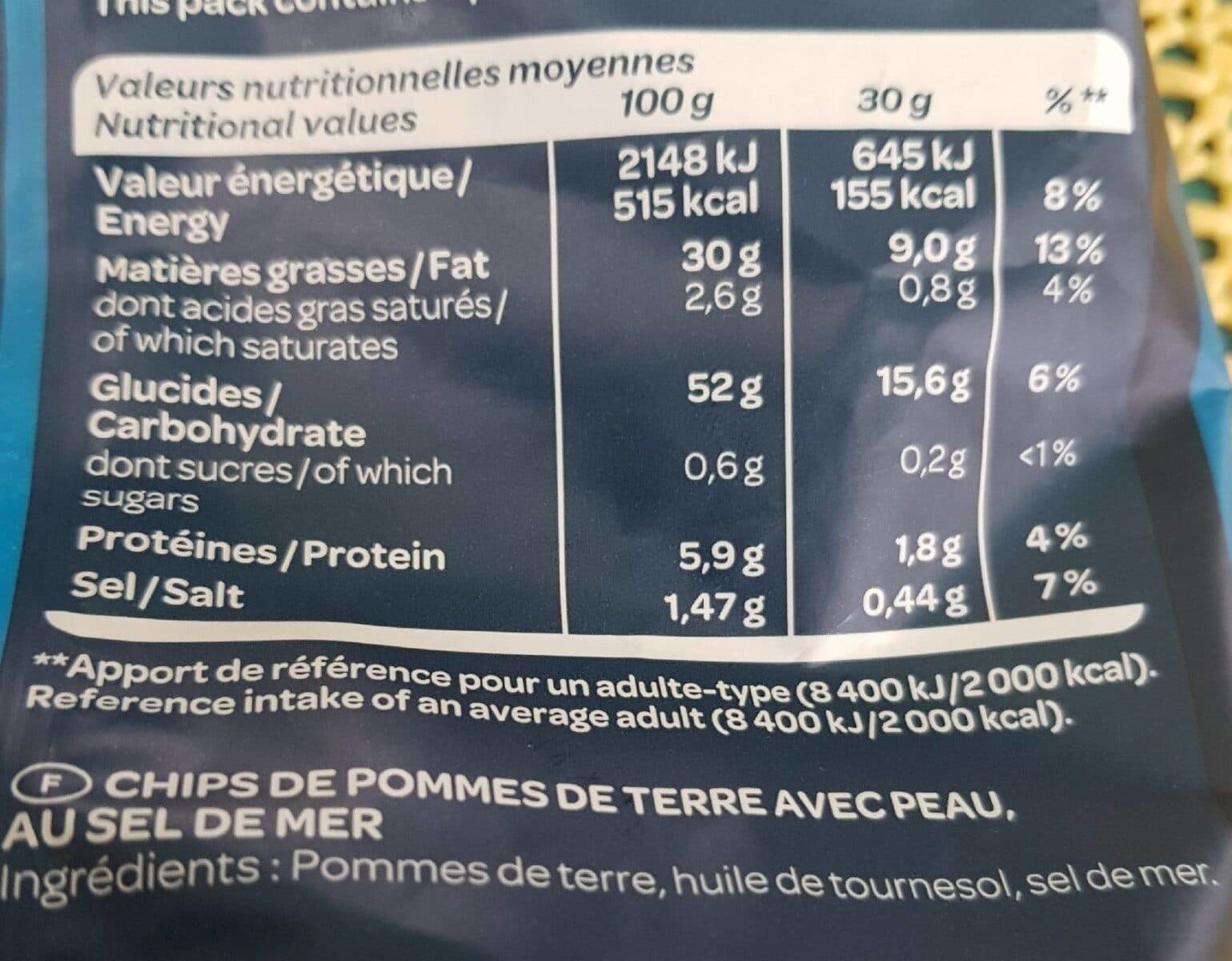 Vico La Vicoise saveur sel de mer packshot