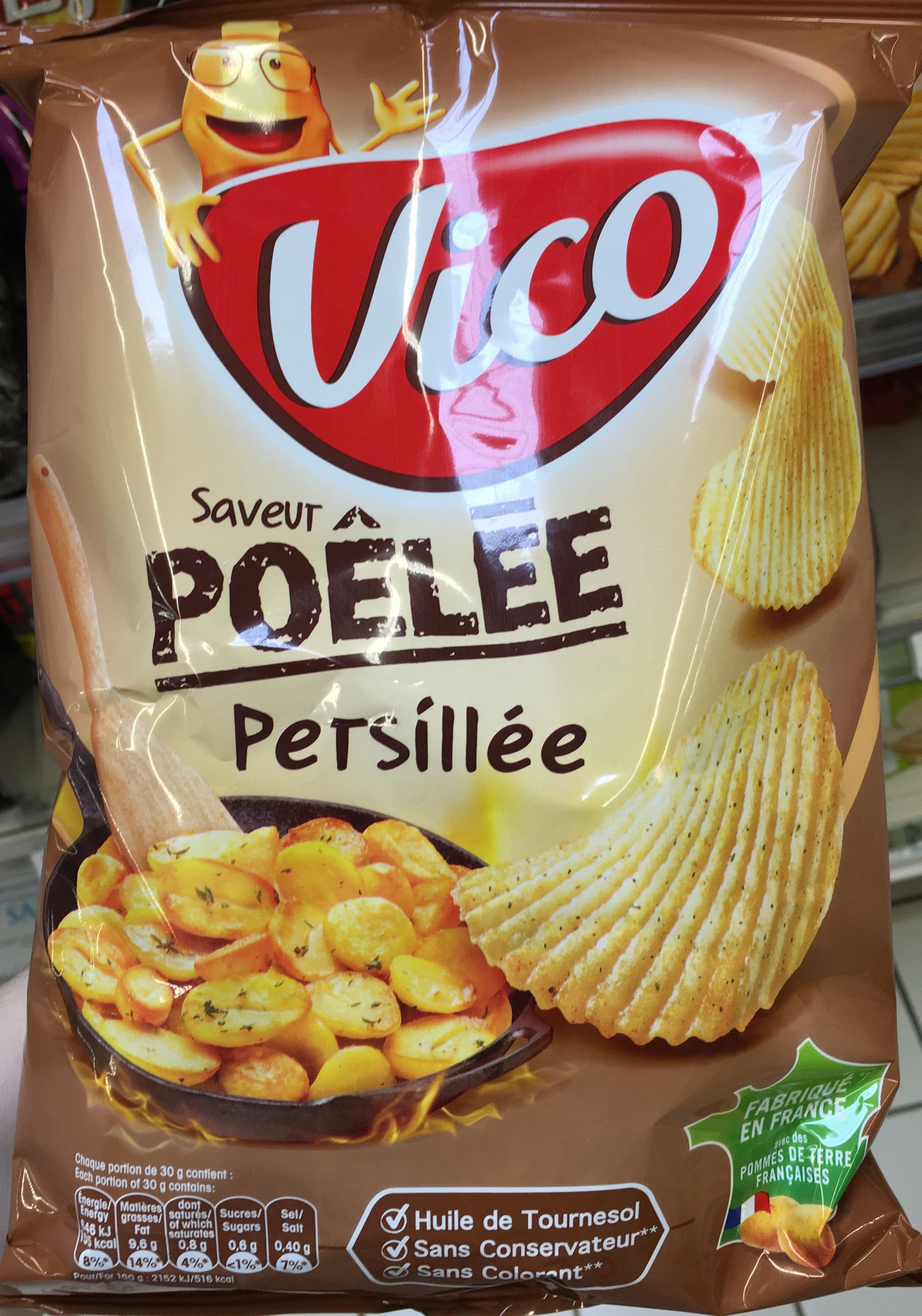 Vico Chpis saveur poêlée persillée packshot