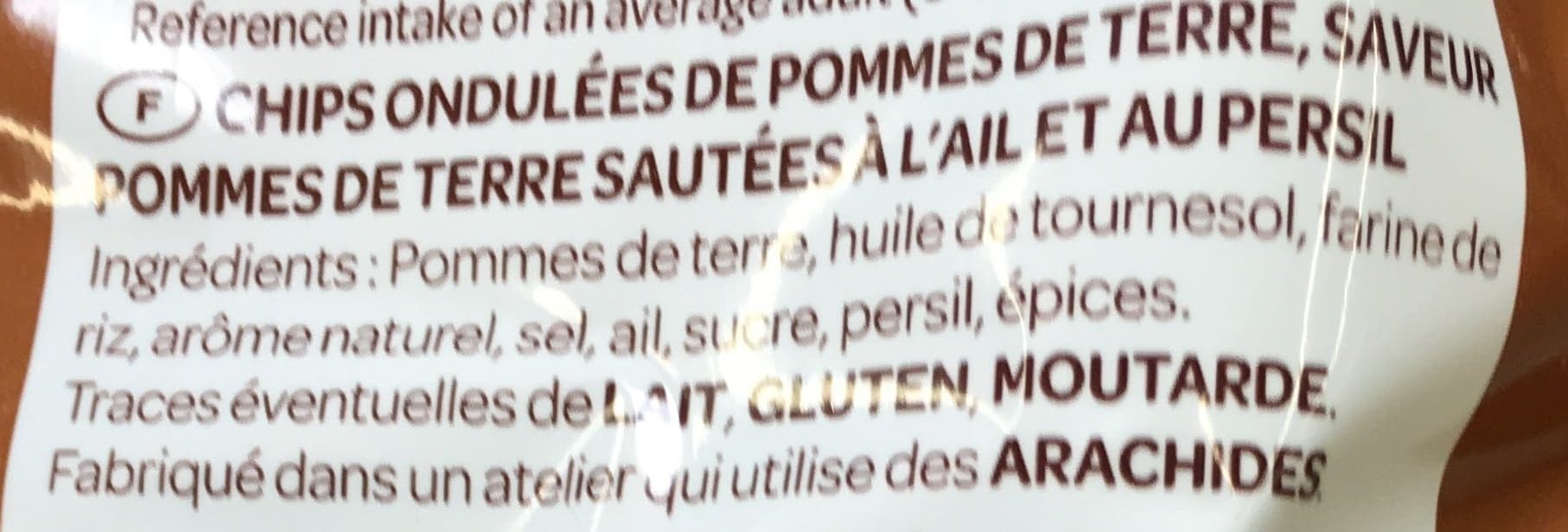 Vico Chpis saveur poêlée persillée packshot