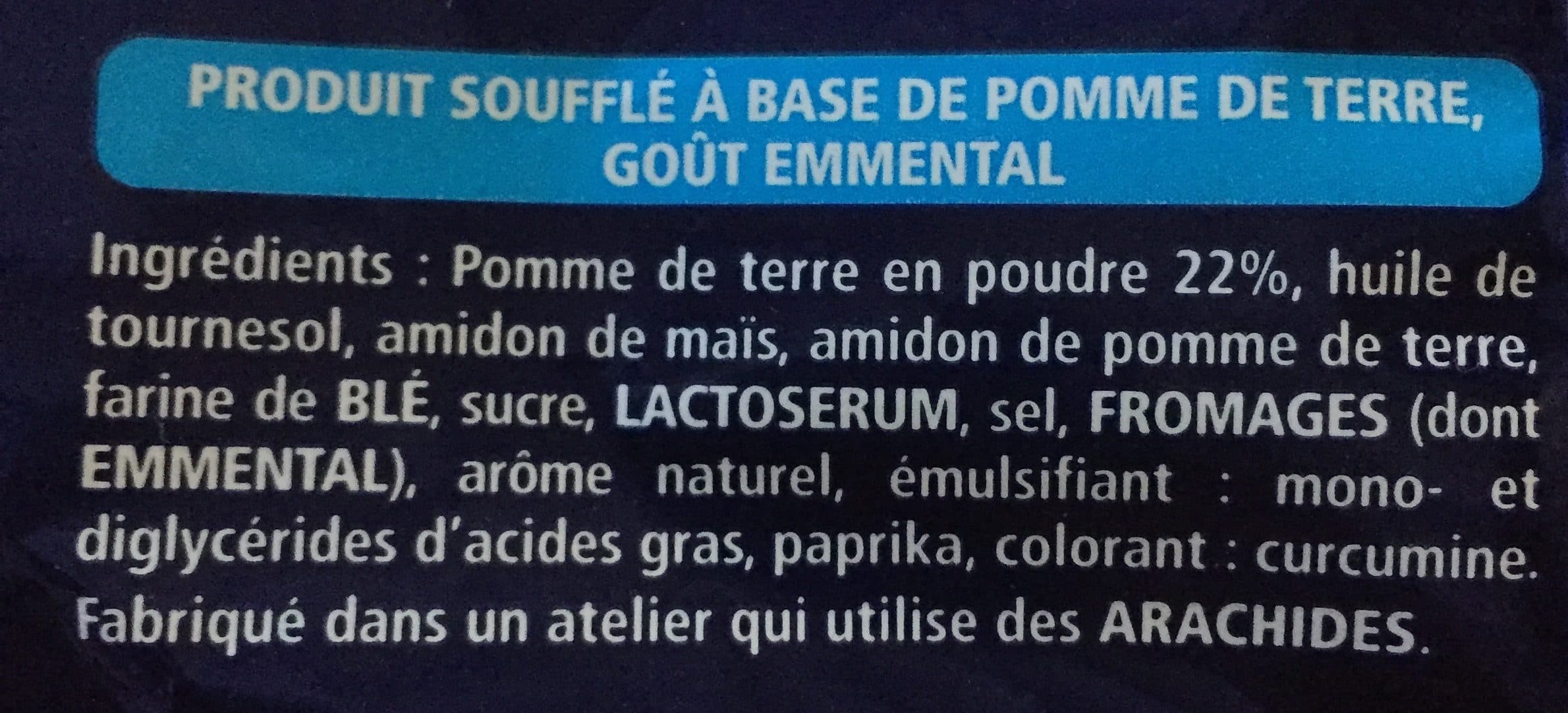 Intersnack Biscuits apéritif goût emmental Monster Munch packshot