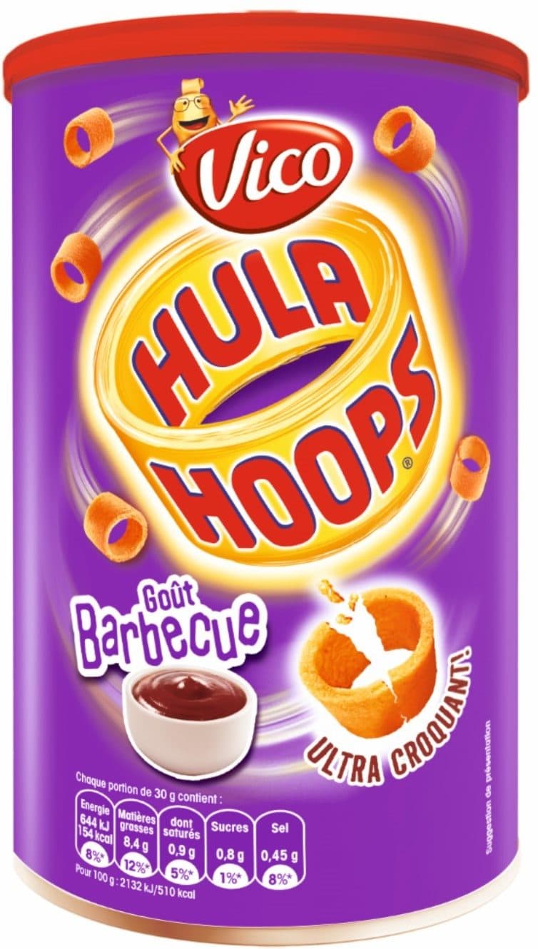 Hula Hoops Biscuits apéritif goût barbecue Hula Hoops packshot