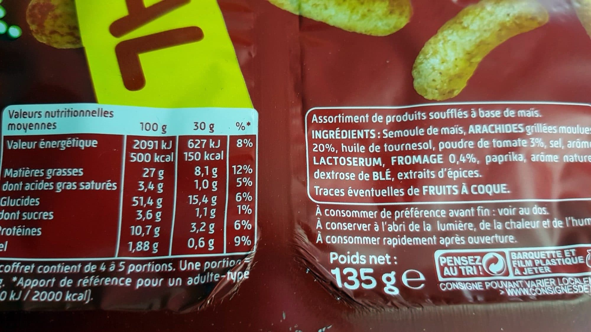 Curly Curly Club - Format familial 135 g packshot