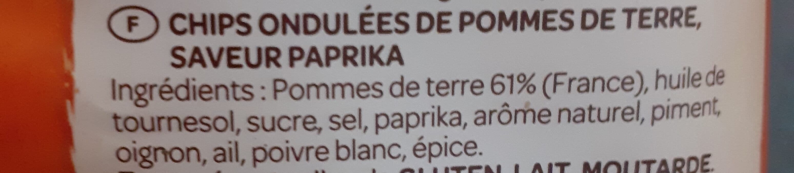 Intersnack Chips ondulées Vico, saveur Paprika packshot
