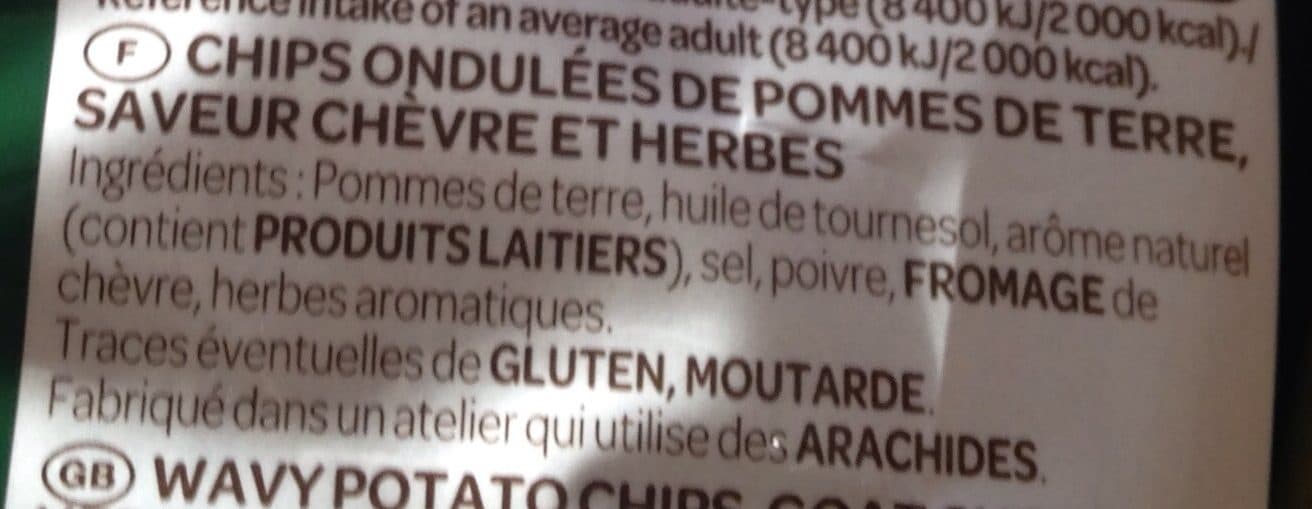 Intersnack Saveur chèvre chaud & herbes packshot