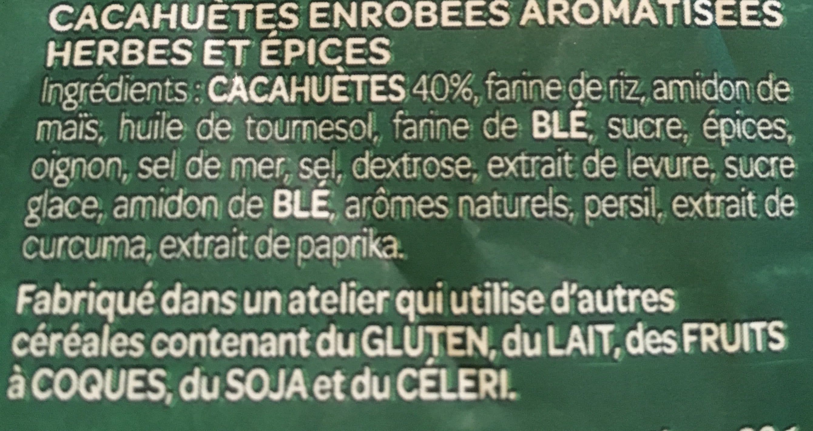 Vico Cacahuètes enrobées herbes & épices packshot