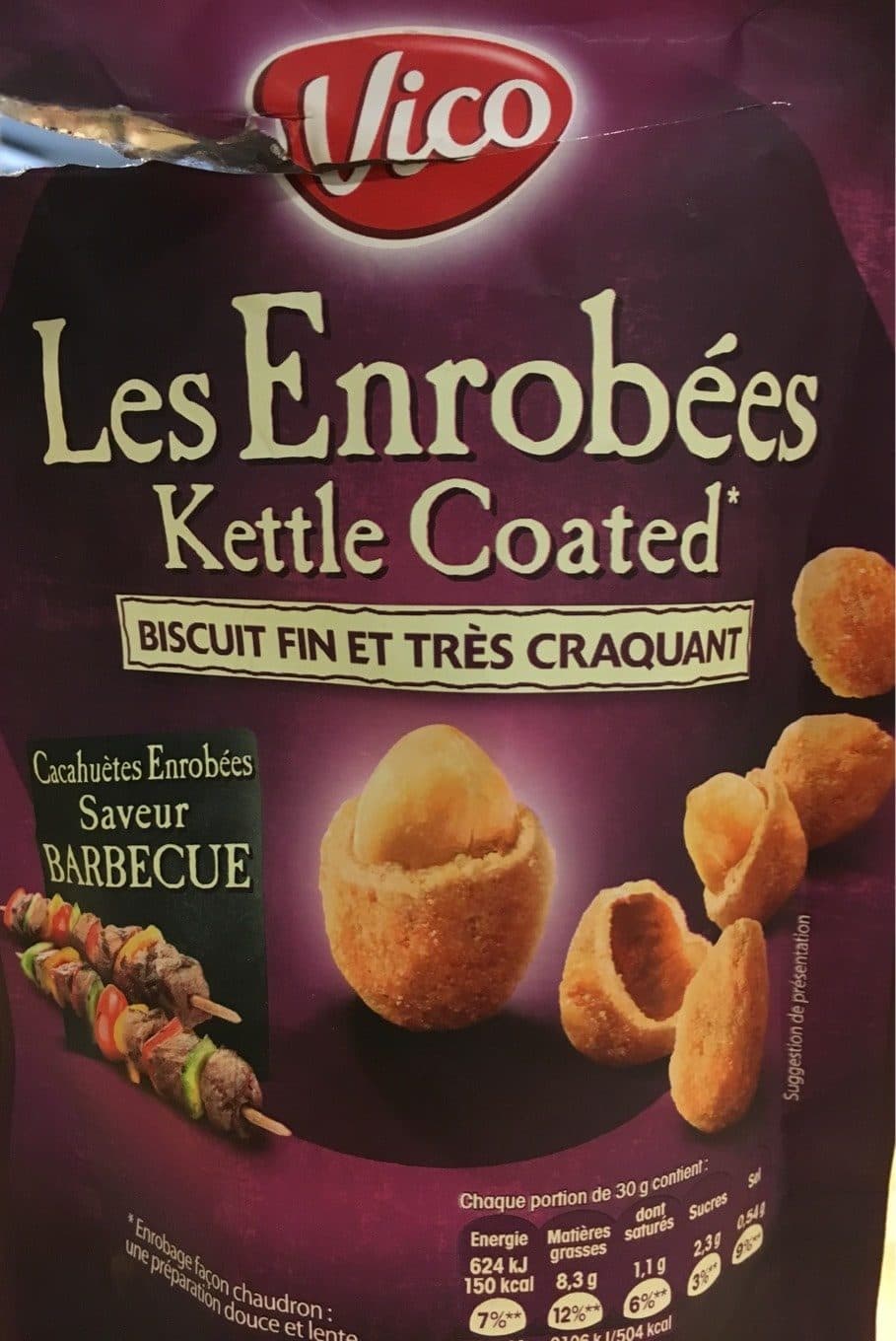 Vico Cacahuètes enrobées barbecue packshot