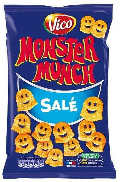 Intersnack Monster Munch Salé 80G packshot