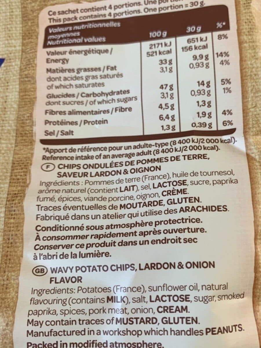 Intersnack Vico La Gourmande Lardons & Oignons packshot