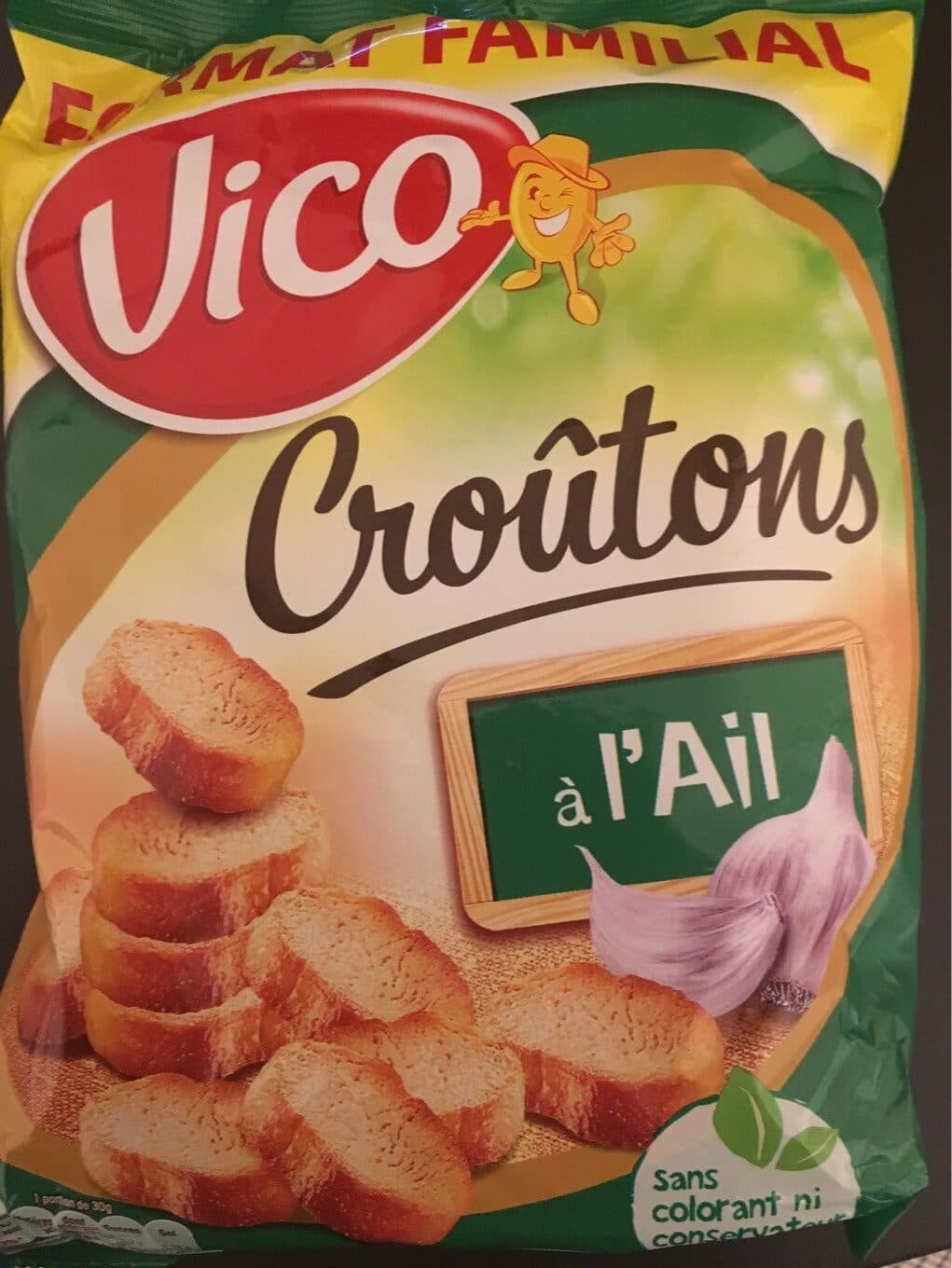 Intersnack Croutons à l’Ail (format familial) packshot