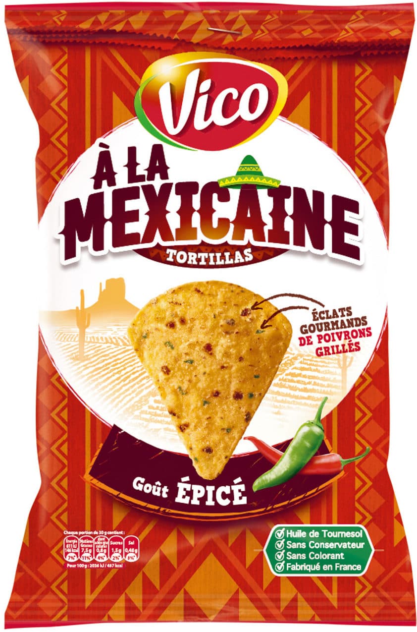 A la Mexicaine Tortillas à la mexicaine goût épicé packshot