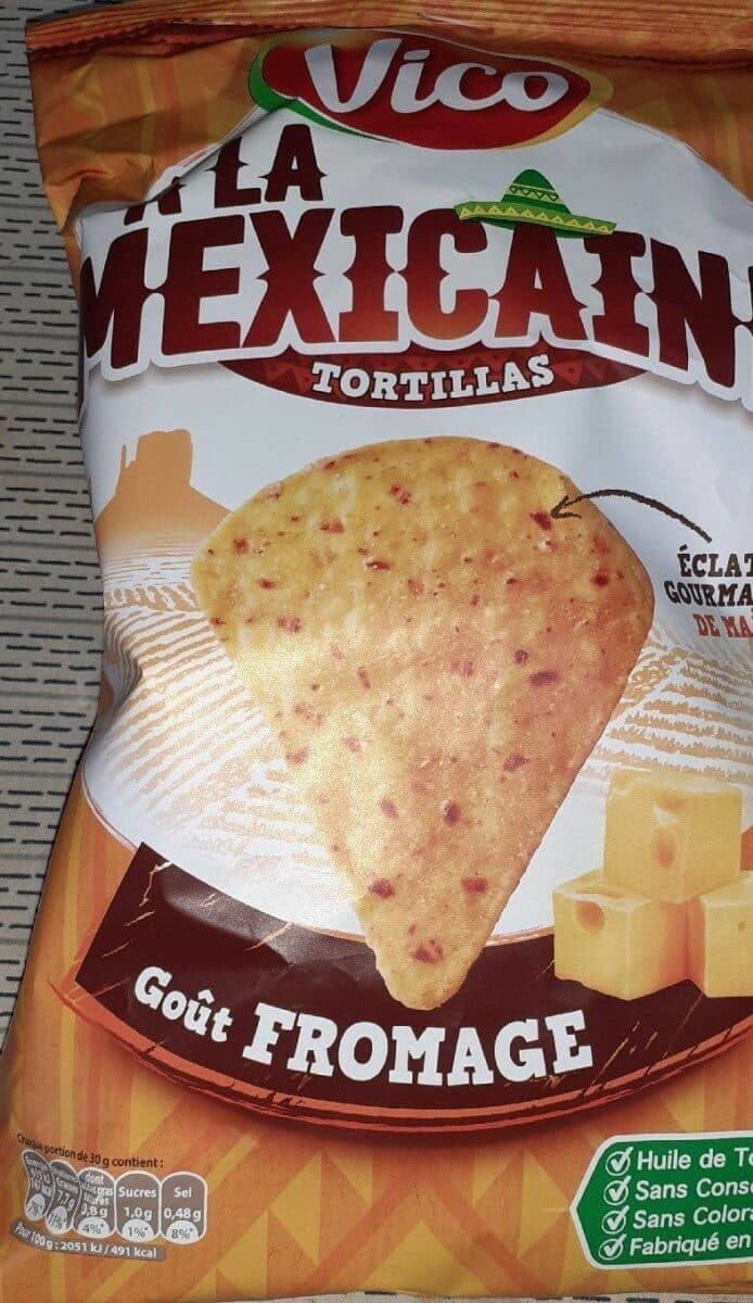 Intersnack Tortillas La Mexicaine - goût fromage packshot