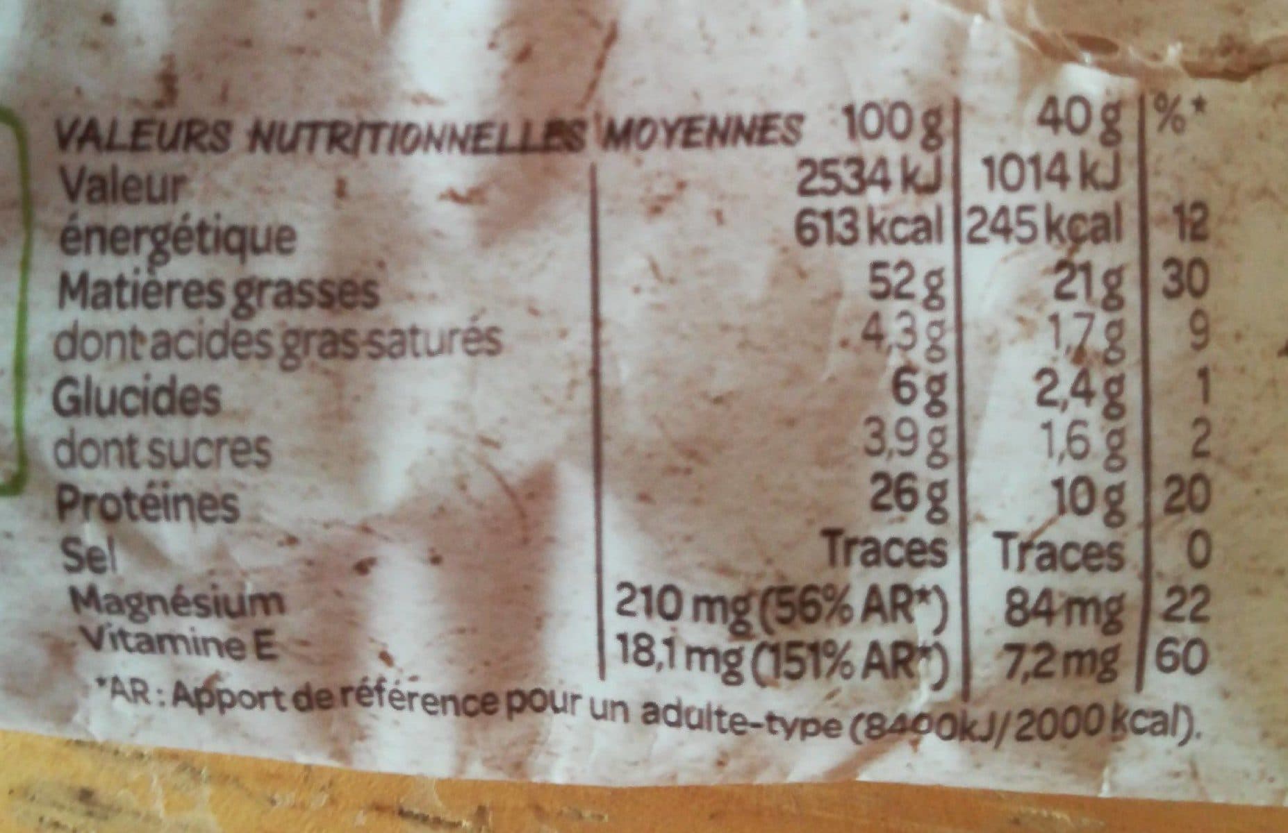 Vico Amandes non grillées non salées packshot
