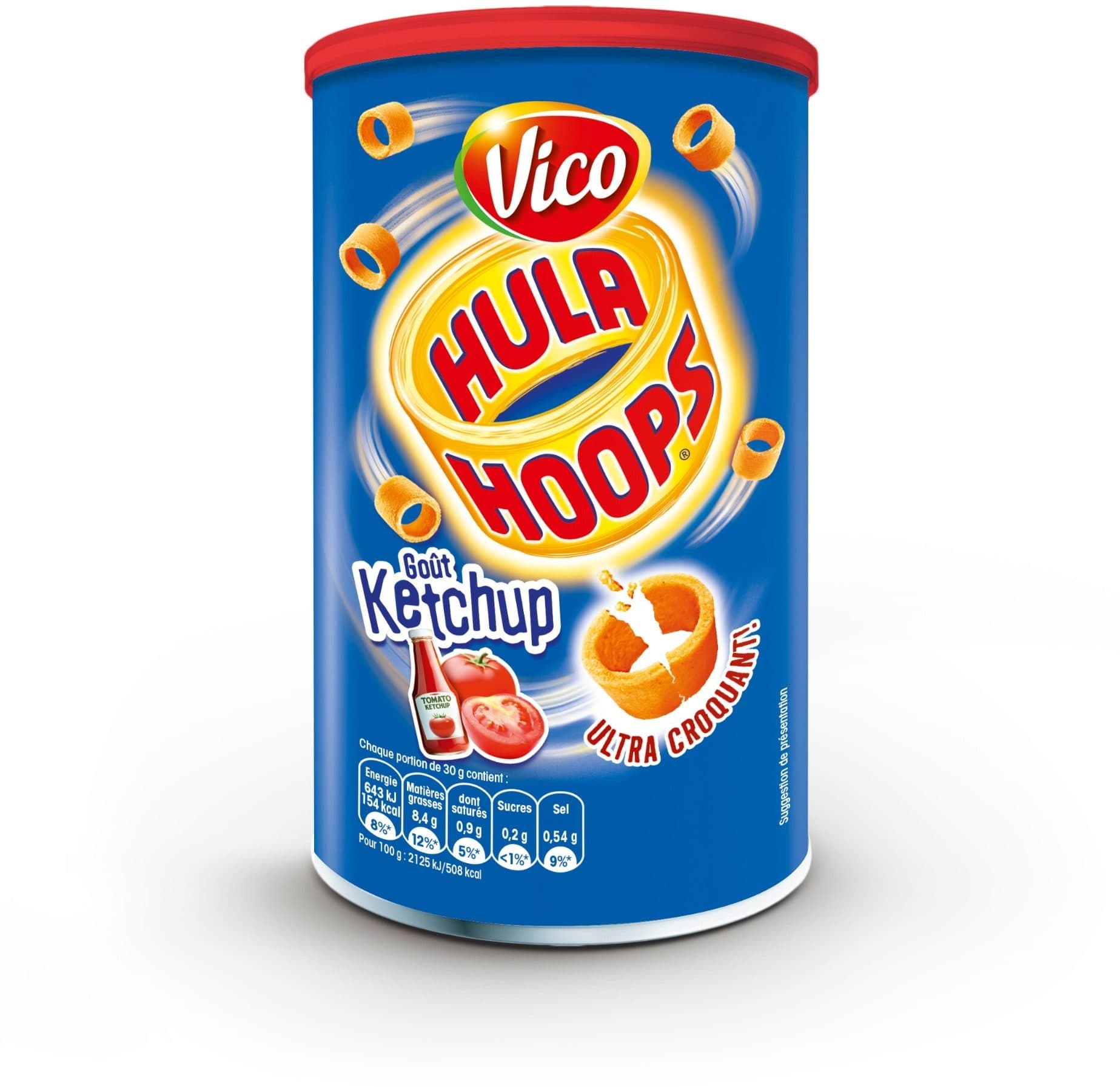 Vico Hula hoops ketchup packshot