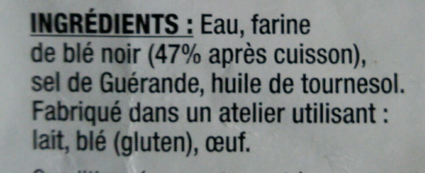 Bertel 10 Galettes pur Blé Noir packshot