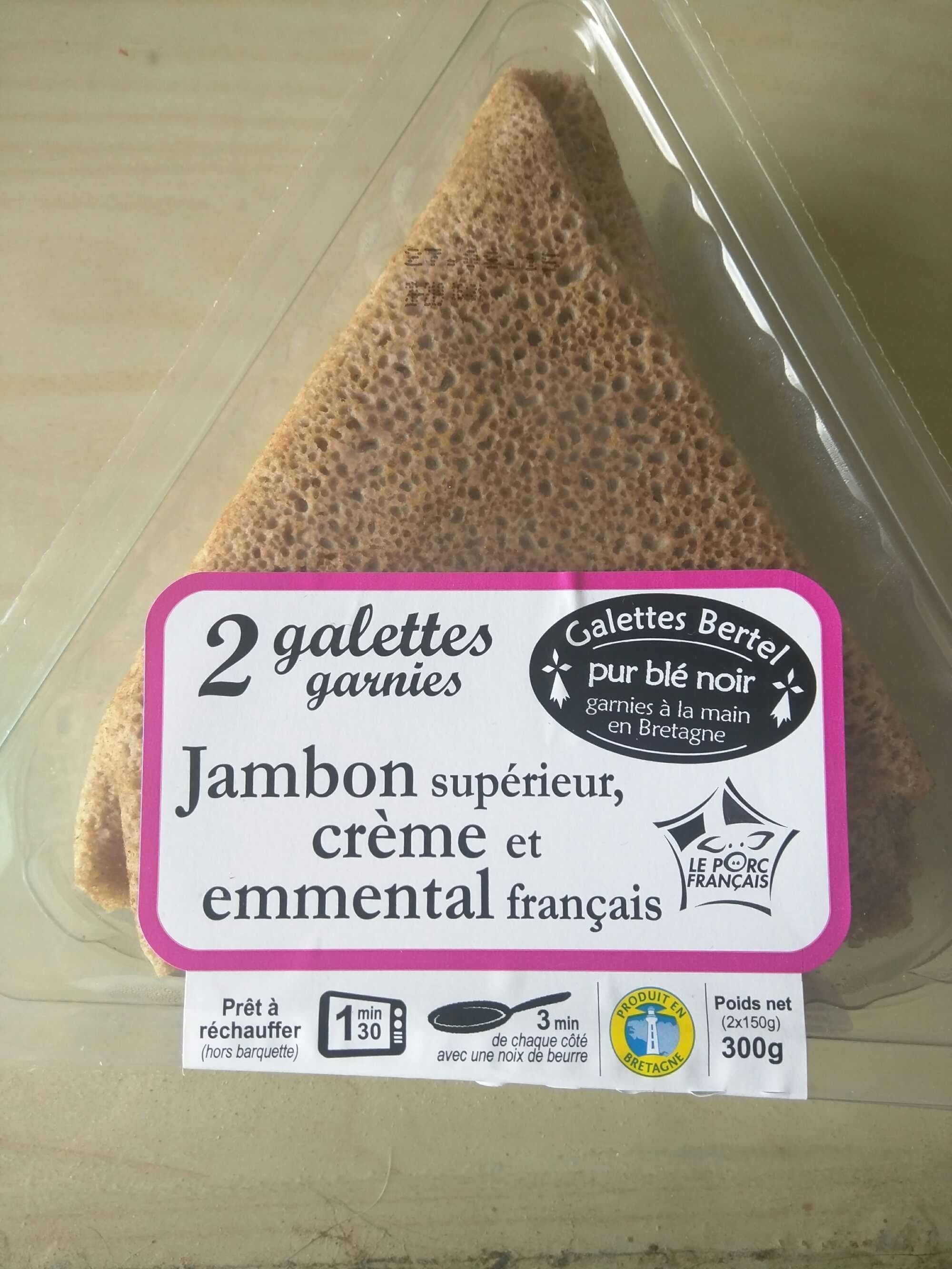 Bertel Galettes de blé noir garnies Jambon packshot