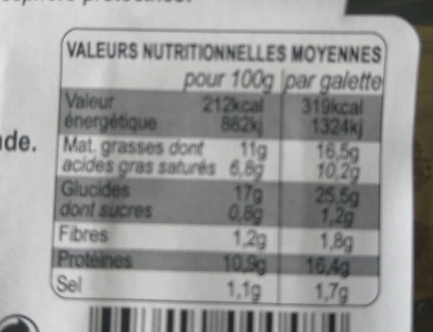 Bertel Galettes de blé noir garnies Jambon packshot
