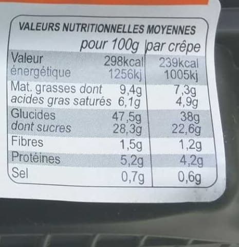 Bertel Crêpes Recette Suzette packshot