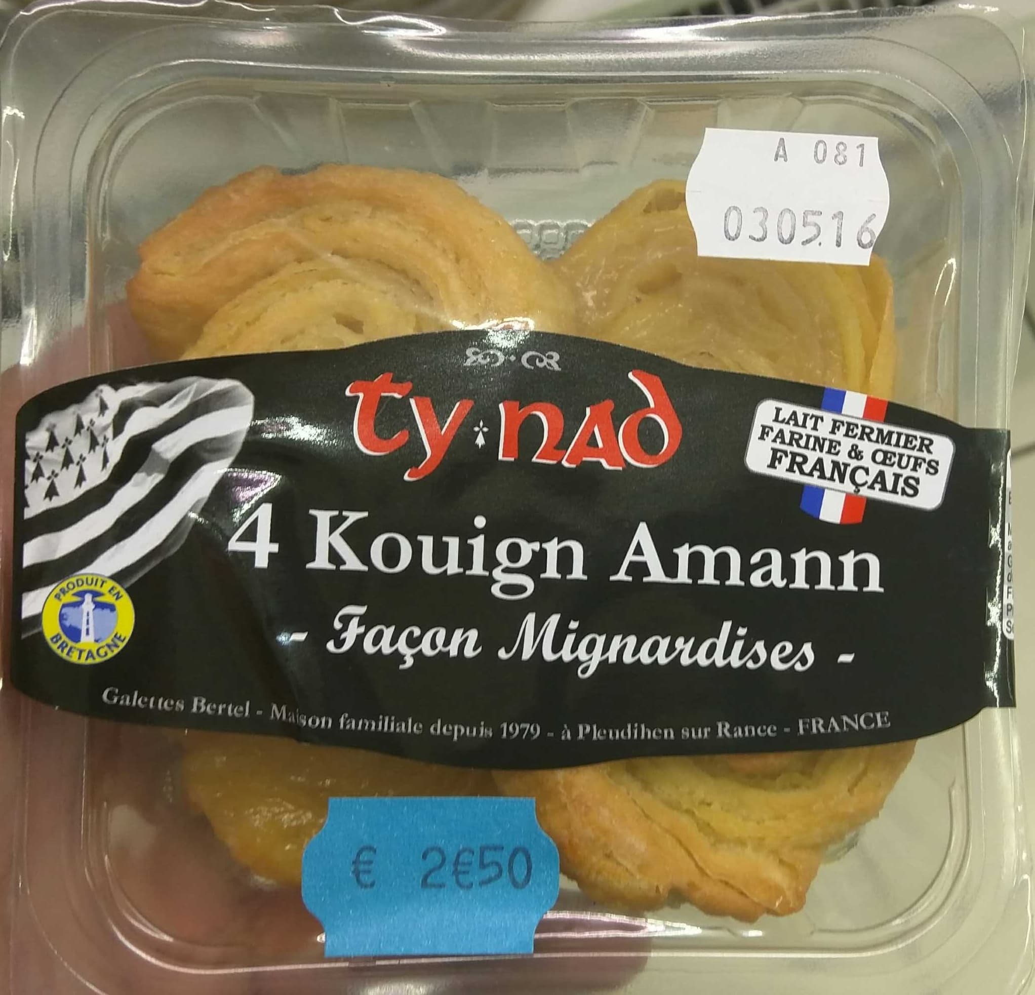 Ty Nad Kouign Amann Façon Mignardises packshot
