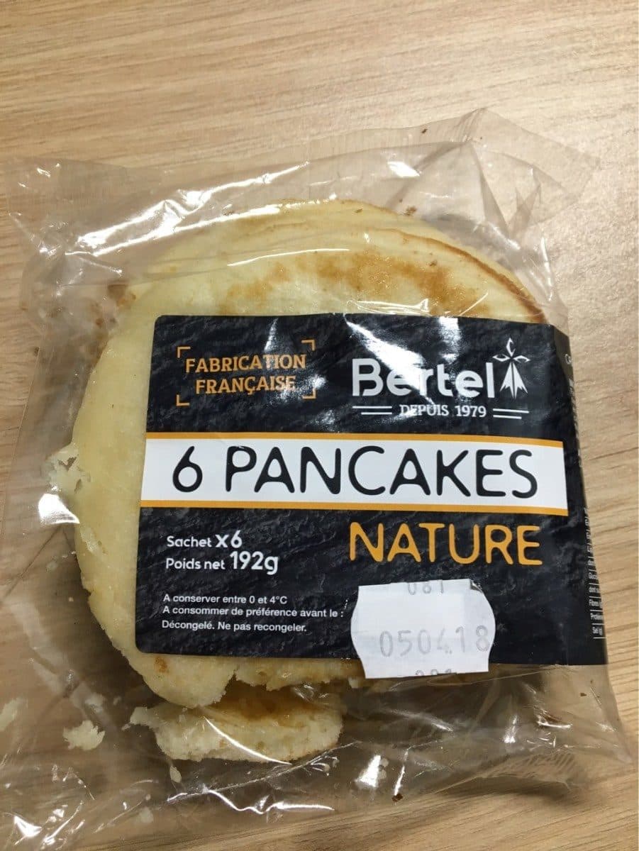 Bertel 6 Pancakes Nature packshot
