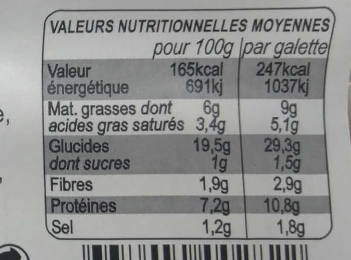 Bertel 2 Galettes pur blé noir Andouille pommes de terre crème françaises packshot