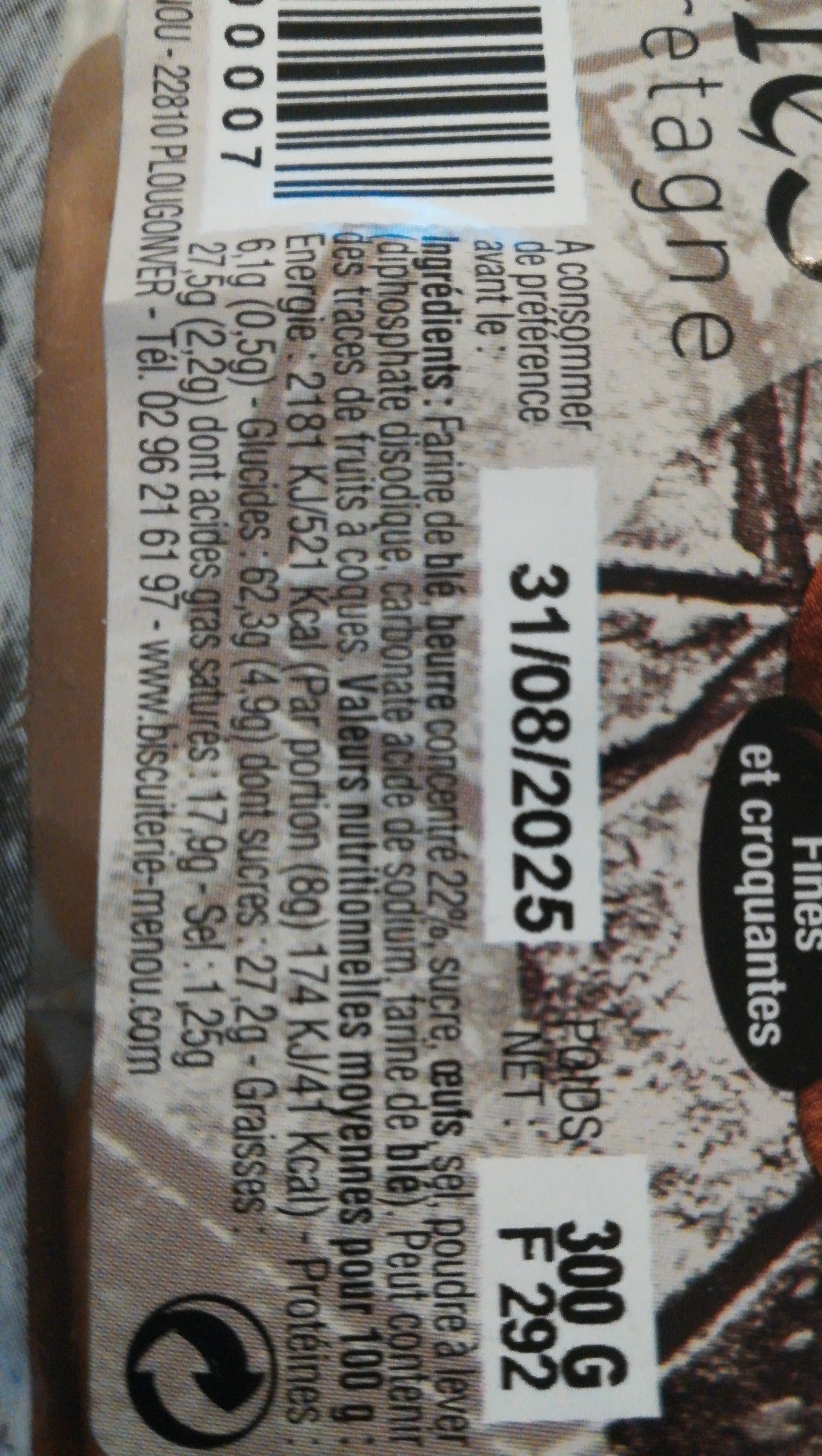 Open Food Facts Galettes de Bretagne packshot