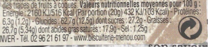 Jacques Menou Palets de Bretagne packshot