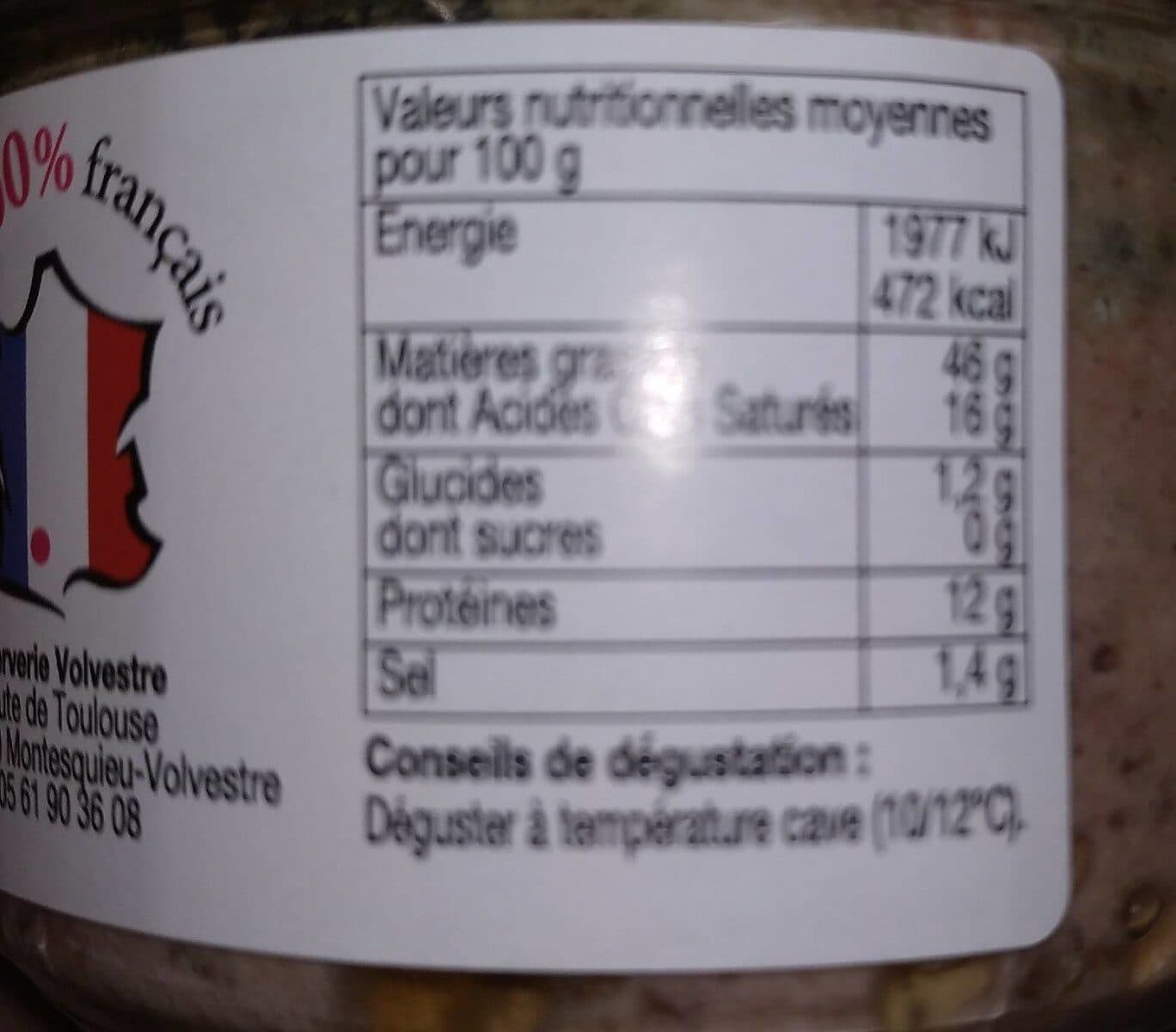 Le Volvestre Terrine Paysane packshot