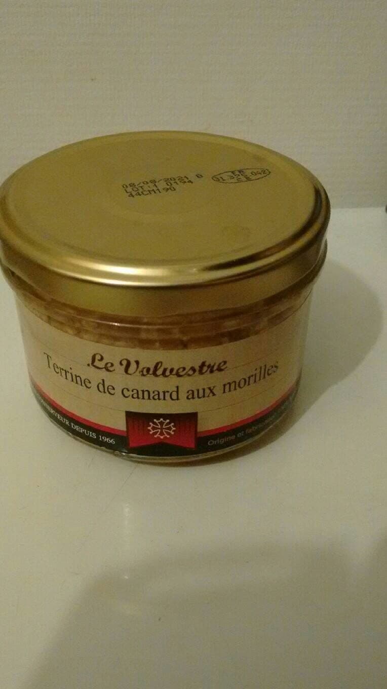 Le Volvestre Terrine de canard aux morilles packshot
