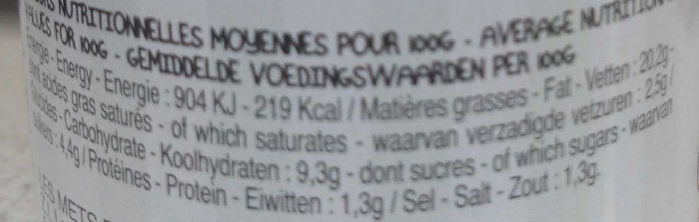 Les Mets de Provence Caviar d'aubergines à l'huile d'olive vierge extra (5%) packshot