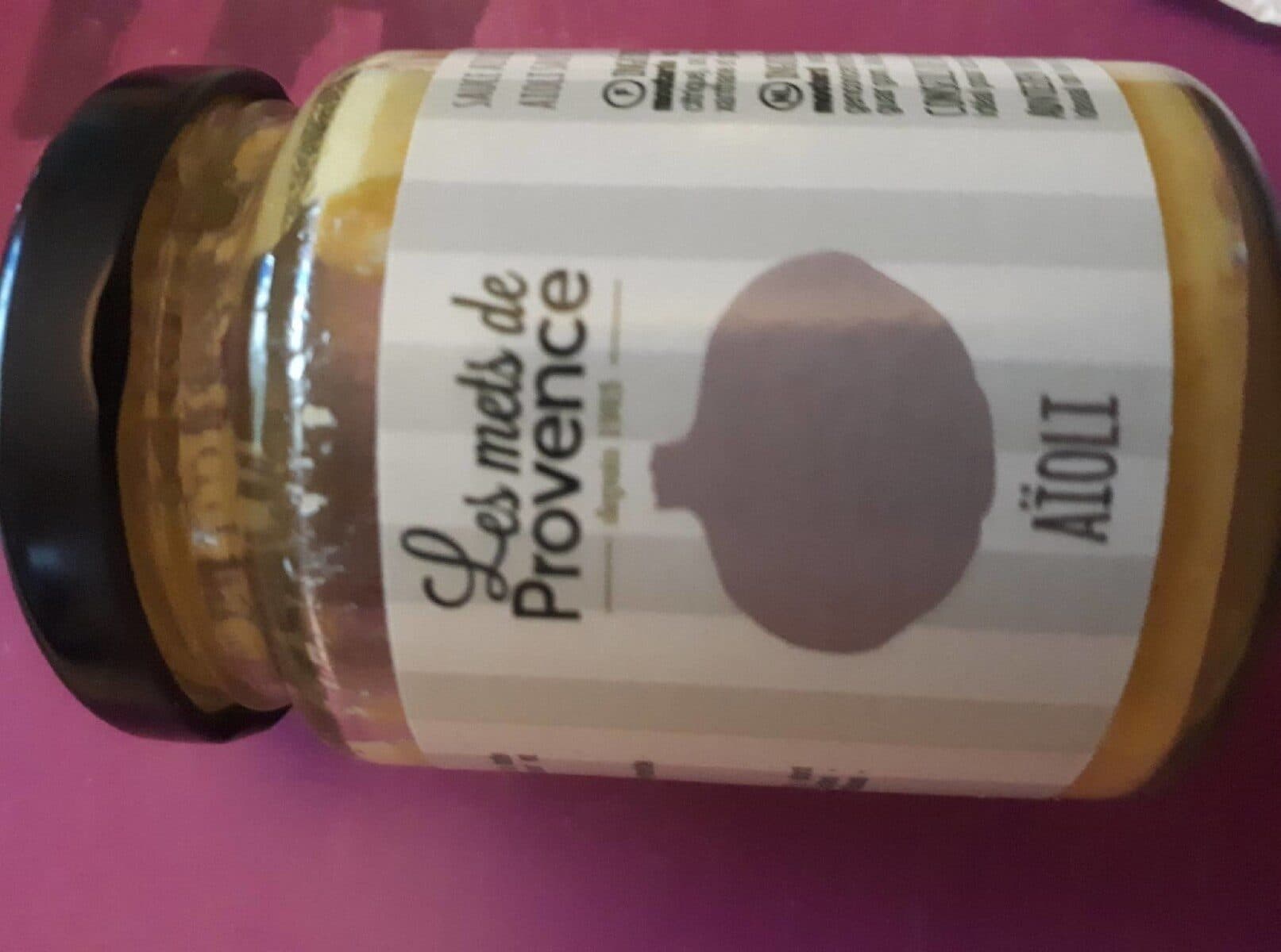 Les Mets De Provence Mets De Provence Aïoli Huile D'olive Vierge Extra packshot