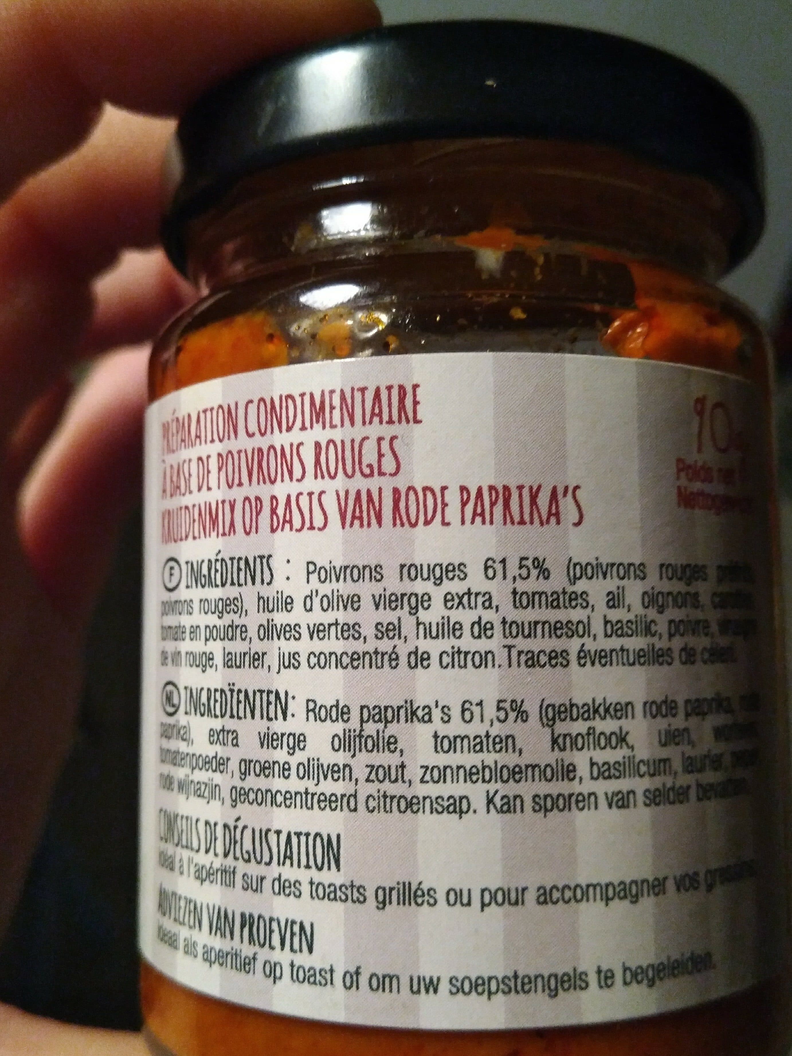 Les Mets De Provence Délice de poivrons rouges packshot