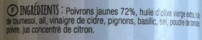 Les Mets de Provence Délice de Poivrons Jaunes packshot
