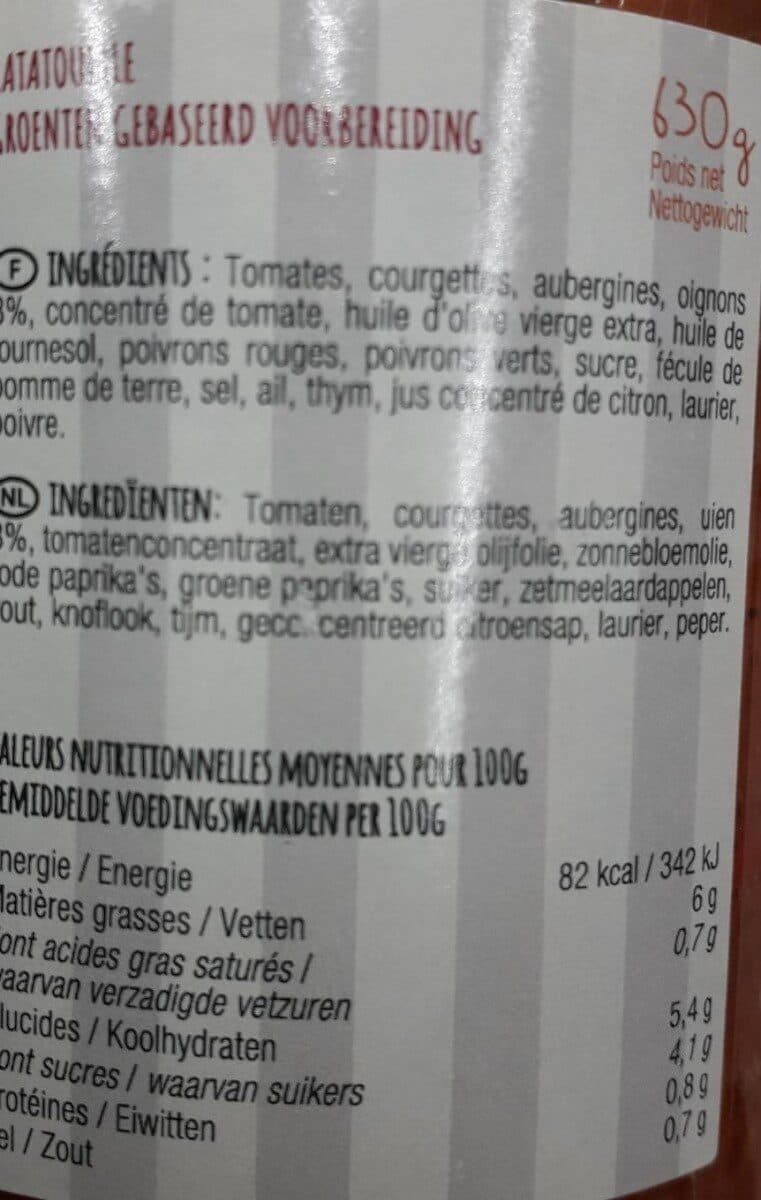 Les mets de Provence Les mets de Provence Ratatouille packshot