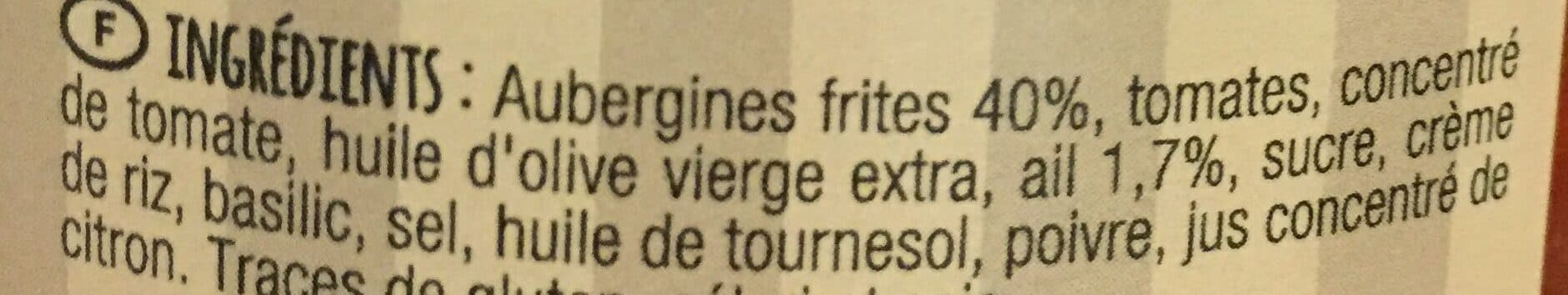 Les Mets De Provence Riste d'aubergines cuisinée à l'ail de Provence packshot