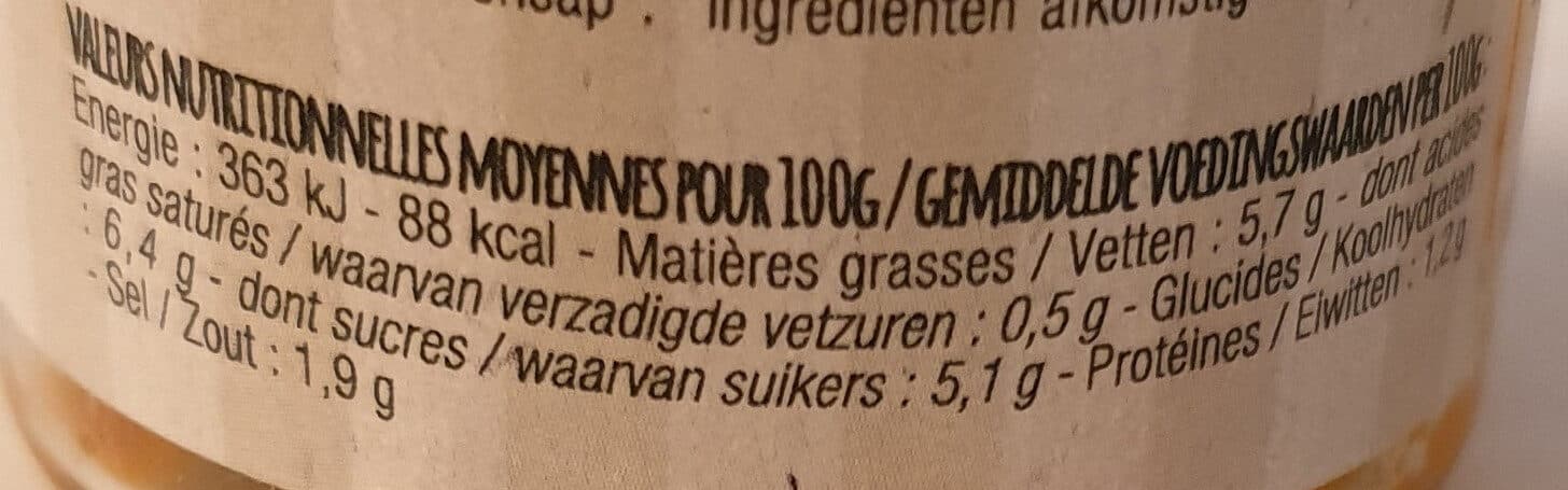 les mets de Provence Délice de poivrons rouges Bio packshot