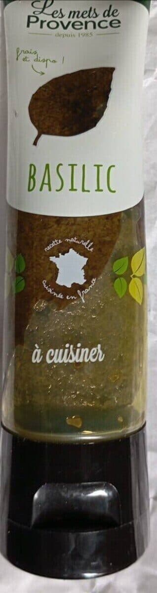 Les mets de provence Basilic broyé en huile METS DE PROVENCE, tube de packshot